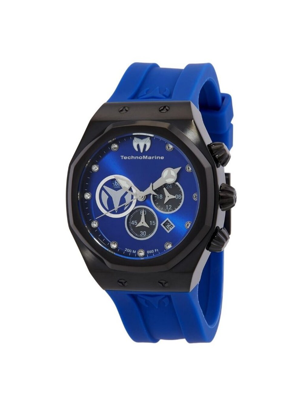 NWT Technomarine Reef Sun Chronograph Quartz Blue Dial Men's Watch